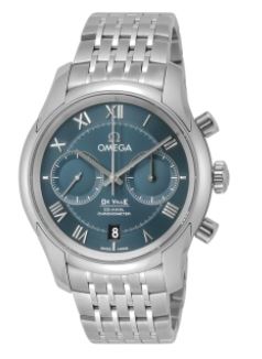 Omega De Ville Co-Axial 42M Chronograph Stainless Steel Blue Dial 431.10.42.51.03.001