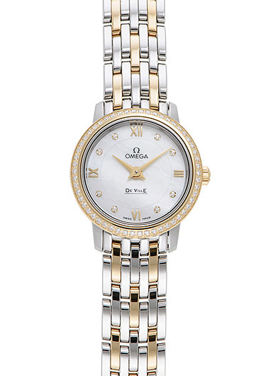 Omega De Ville Prestige Mother of Pearl Dial Ladies Watch 424.25.24.60.55.001 - MS TR JAPAN 