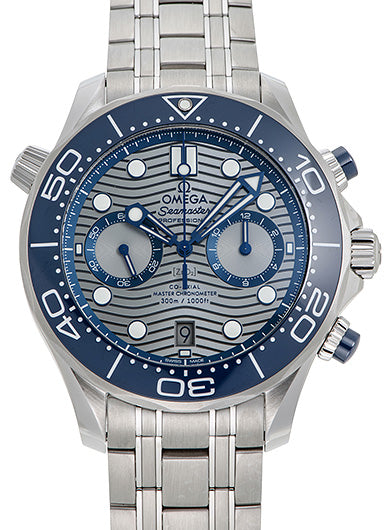 Omega Diver 300M Co‑Axial Master Chronometer Chronograph 44mm Watch 210.30.44.51.06.001 - MS TR JAPAN 
