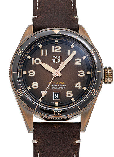 Tag Heuer Autavia Automatic Brown Dial Men's Watch WBE5191.FC8276 - MS TR JAPAN 